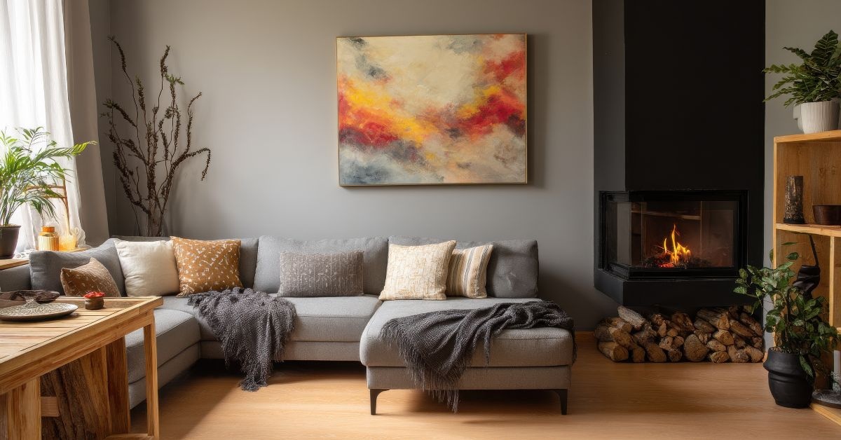 A wooden table with 4 brown chairs around and dishes on top of the table